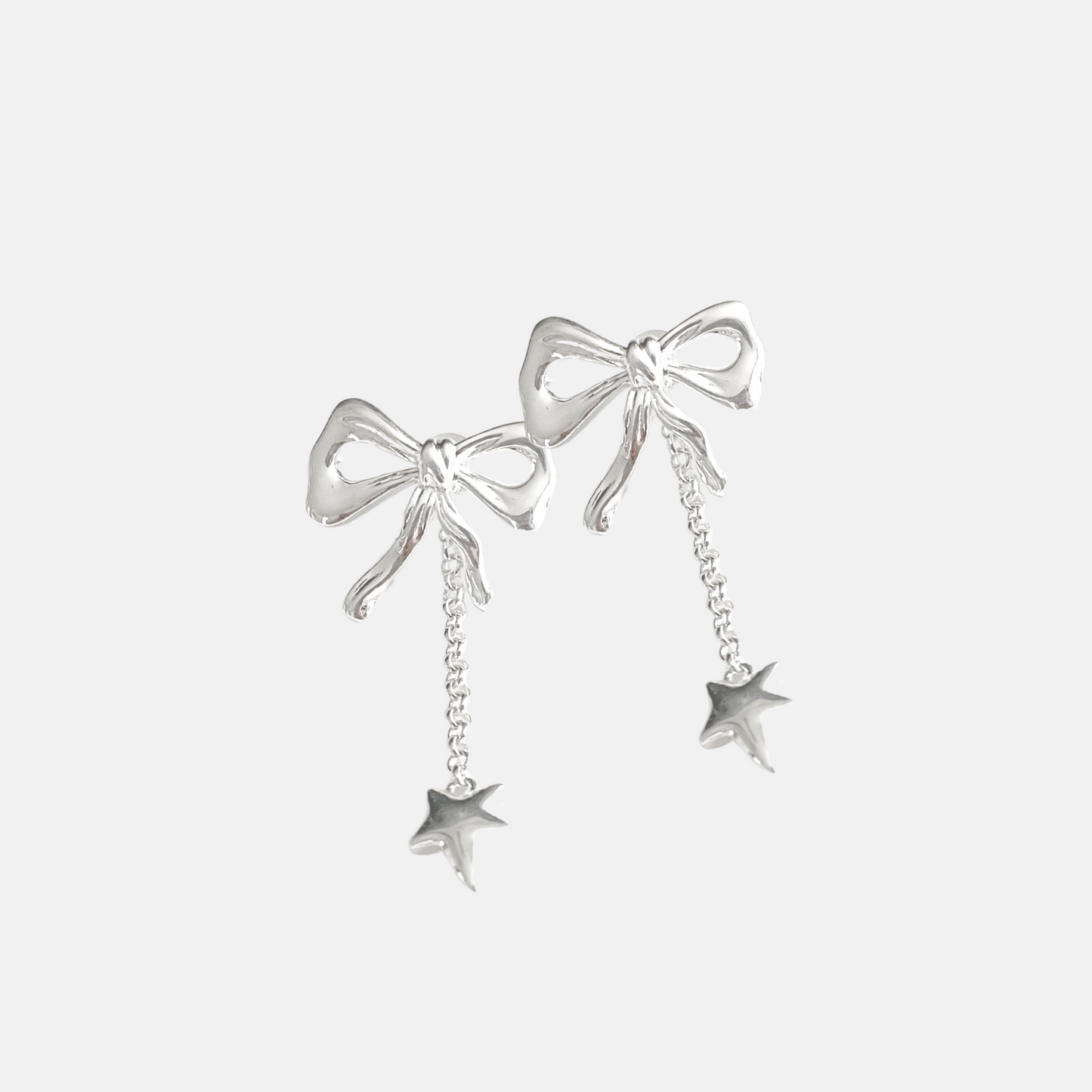 Bow Star Earrings